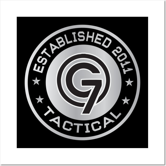 Gray Tactical Logo Wall Art by G7 Tactical